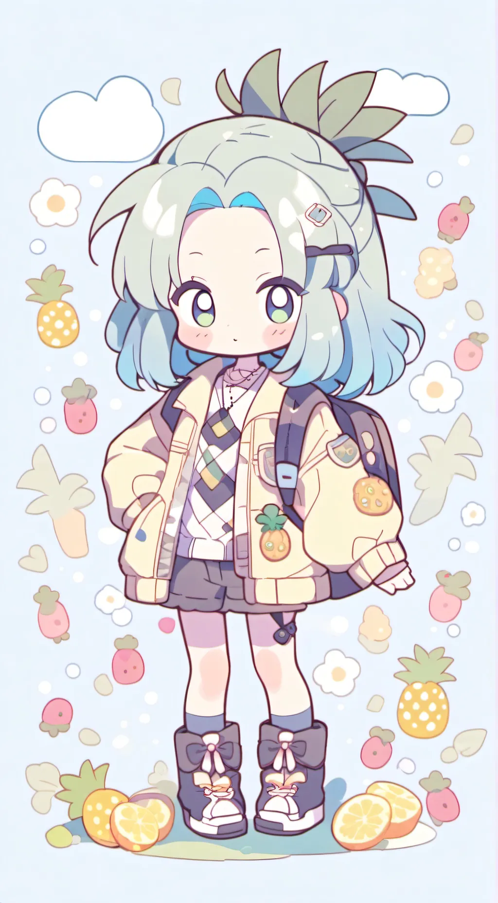 ai character: MHA new student background