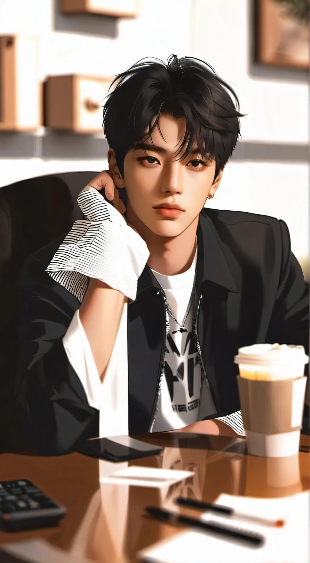 ai character: lee heesung  background