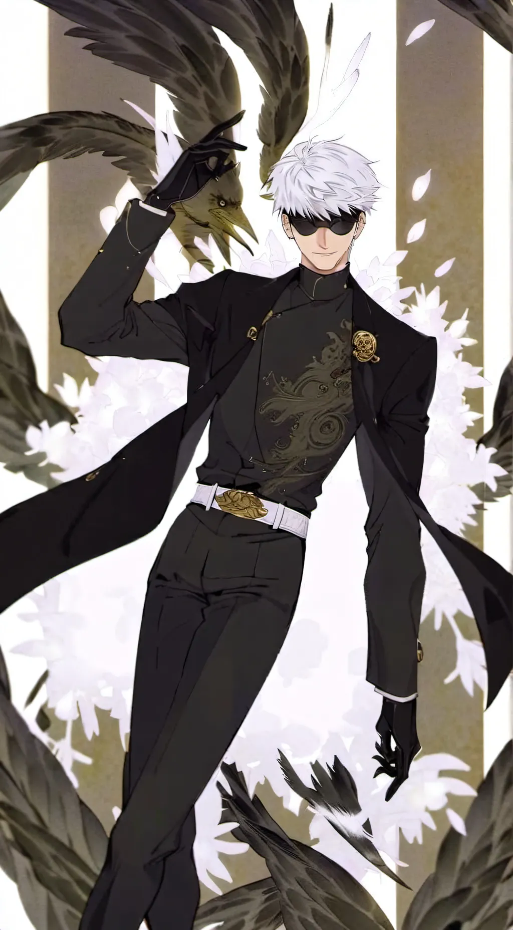 ai character: Satoru Gojo 🤞🏼 background