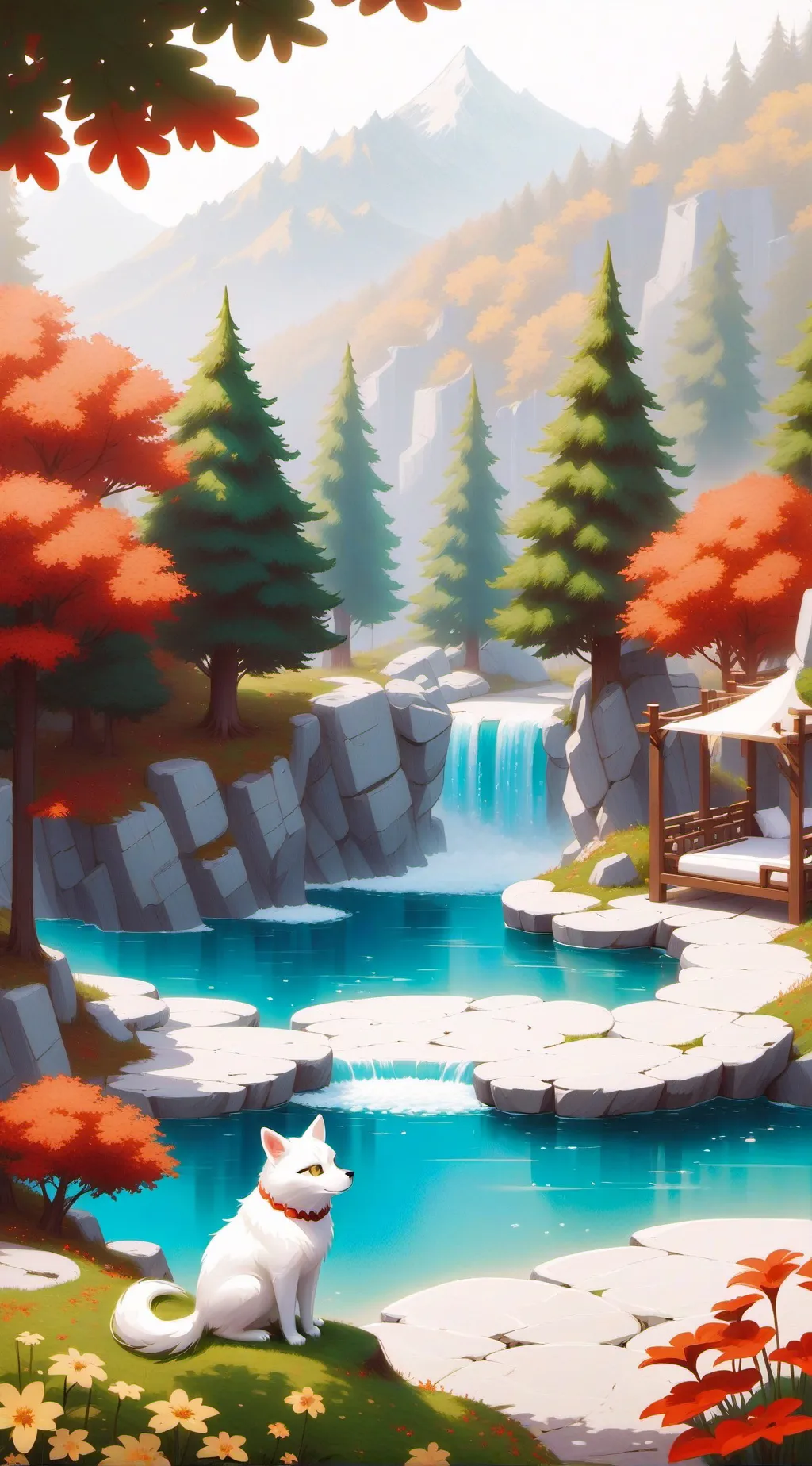 ai character: Grow a garden background
