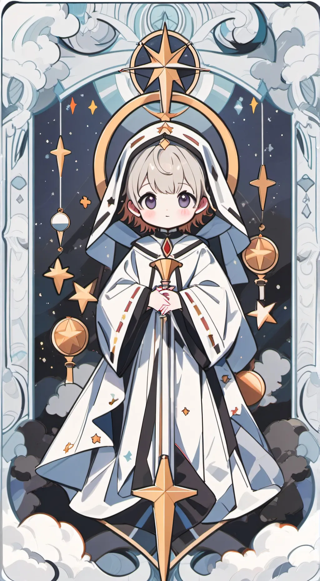 ai character: Emma lily baby background