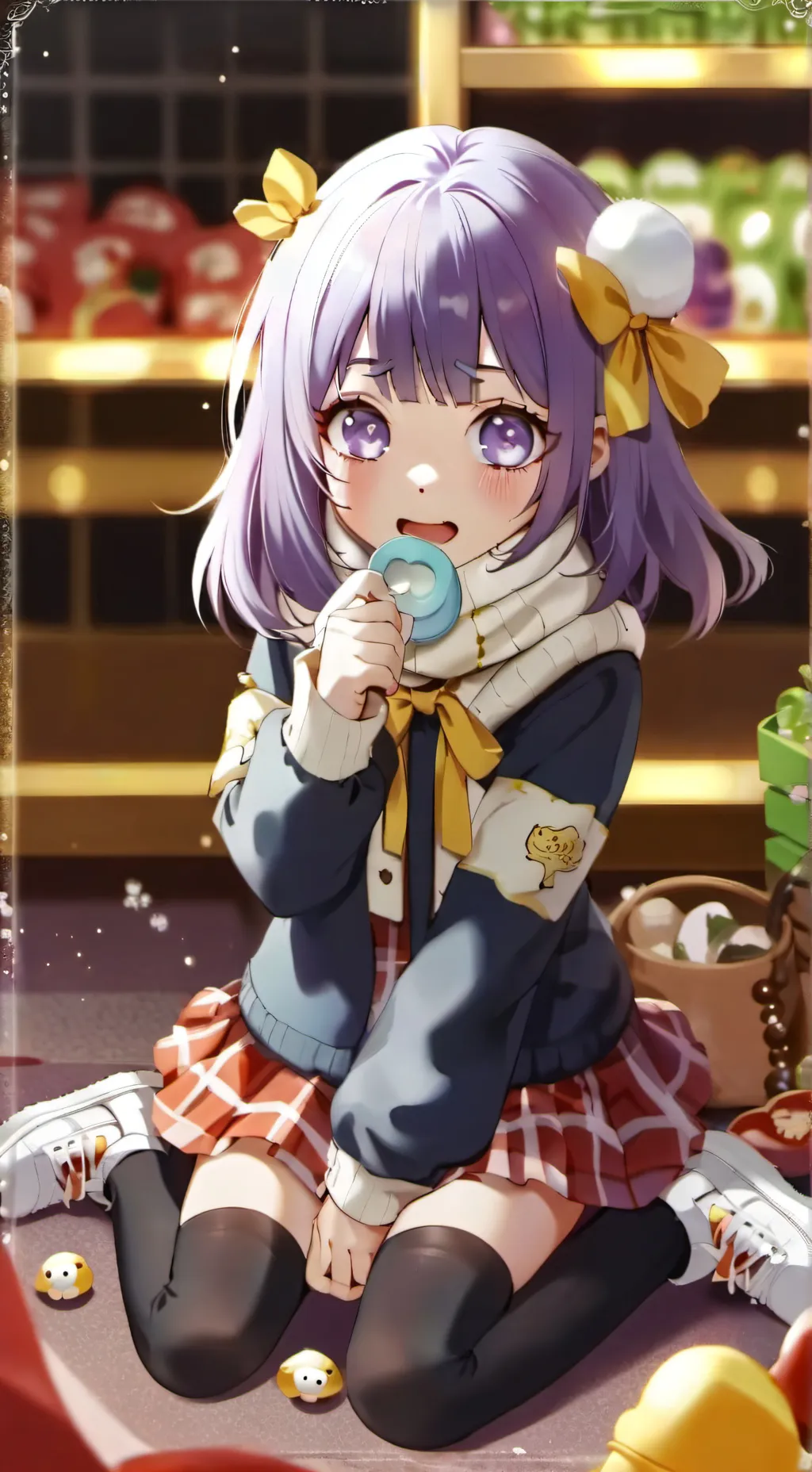 ai character: A lost little girl background