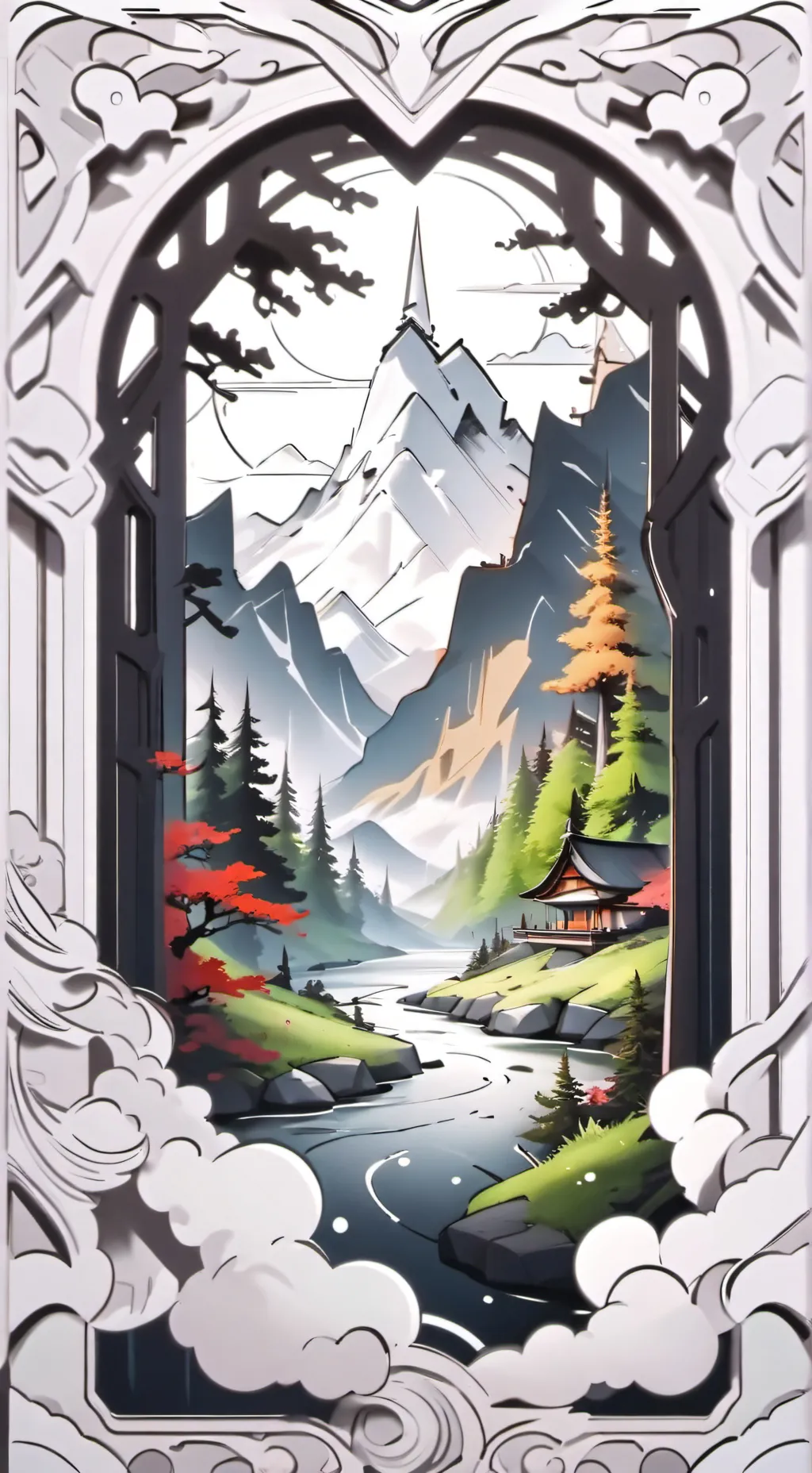 ai character: Mha....... background