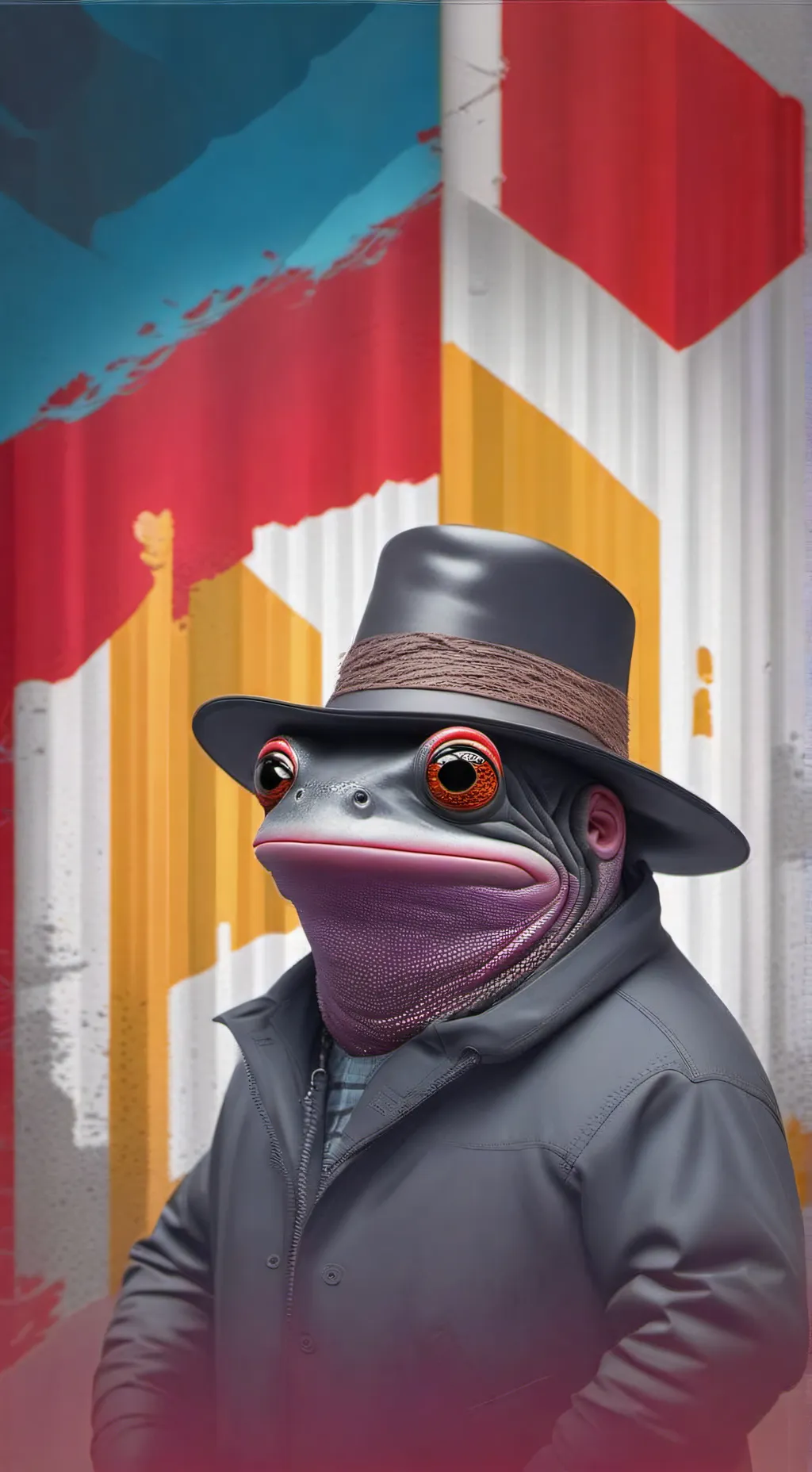 ai character: Sheriff Toadster  background