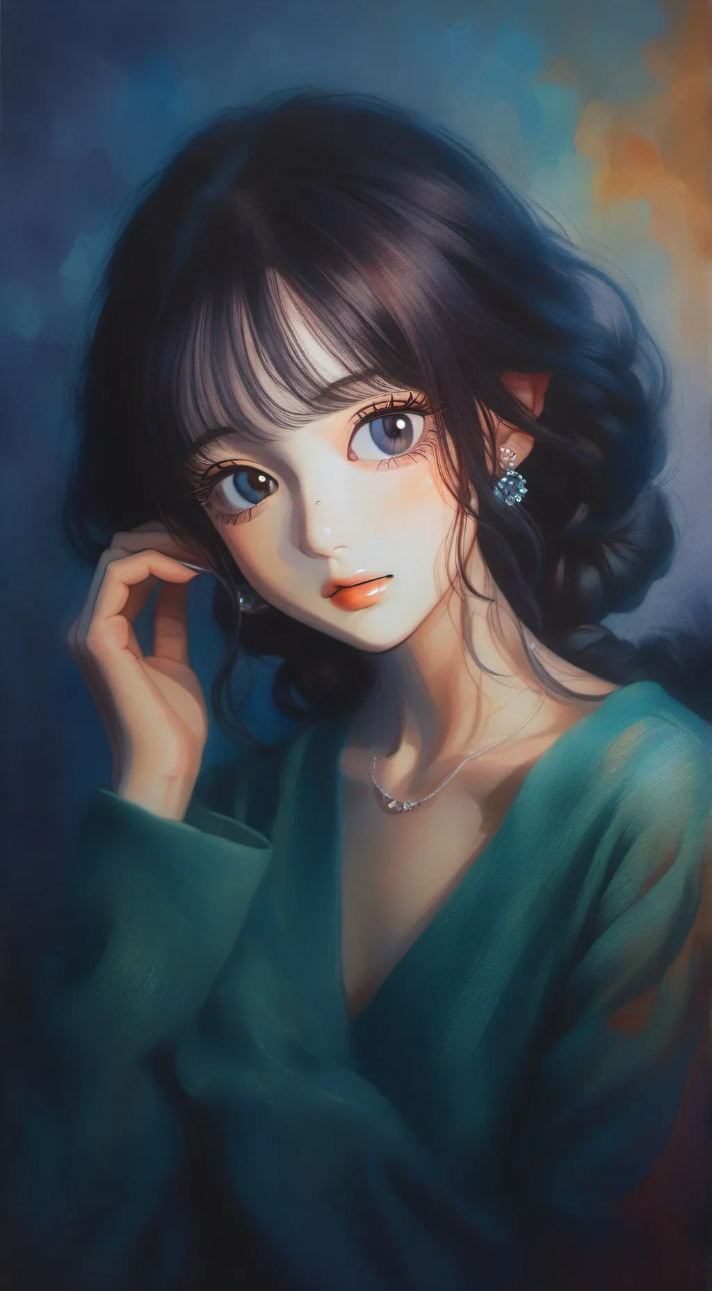 ai character: hannah  background