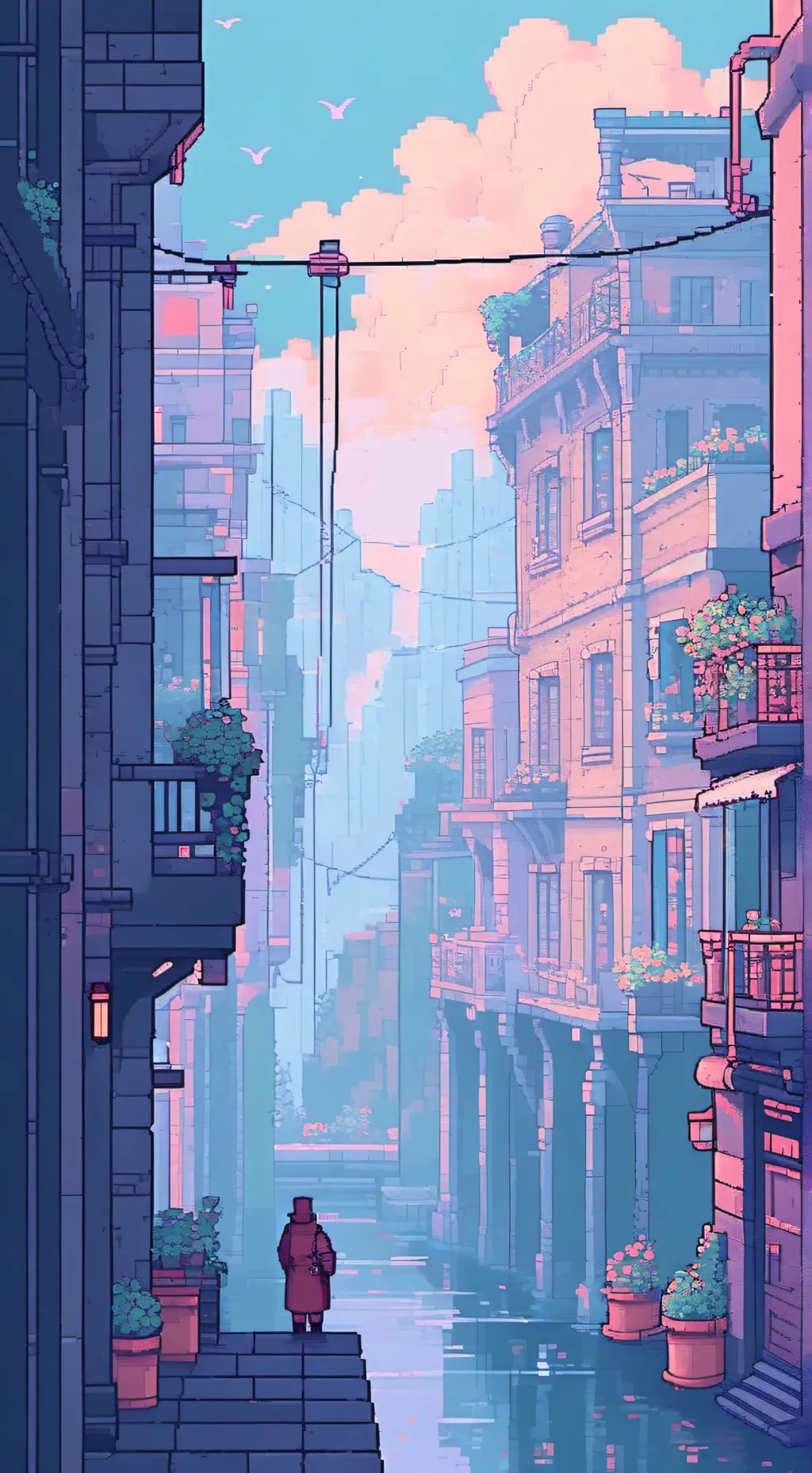 ai character: Sml  background