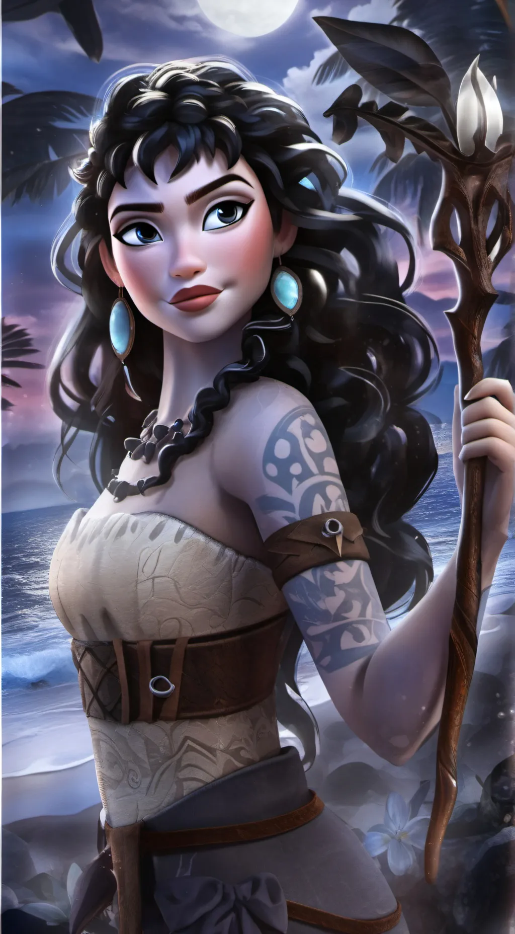 ai character: la maestra Elsa XD background