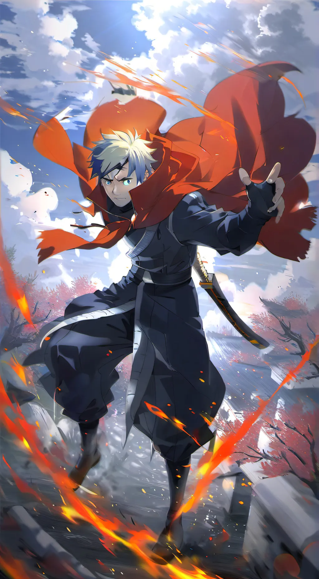 ai character: parnormal war background