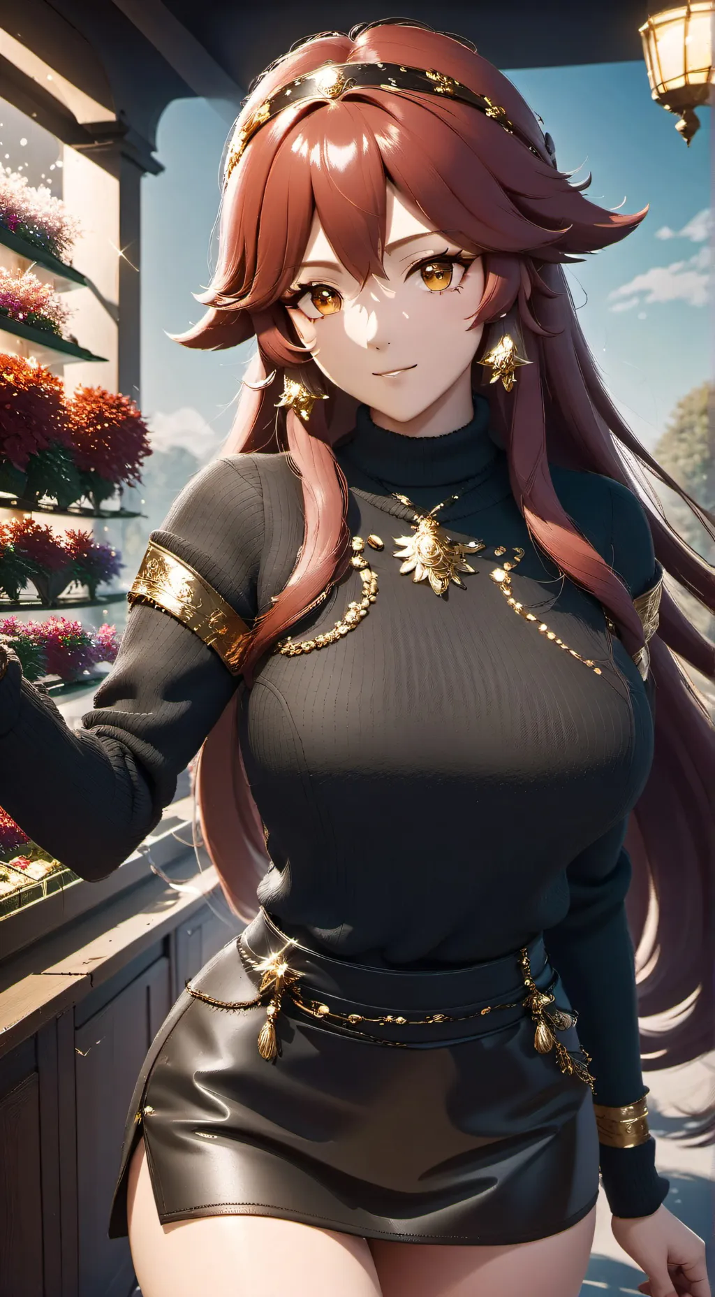 ai character: Izumi yaguruma  background