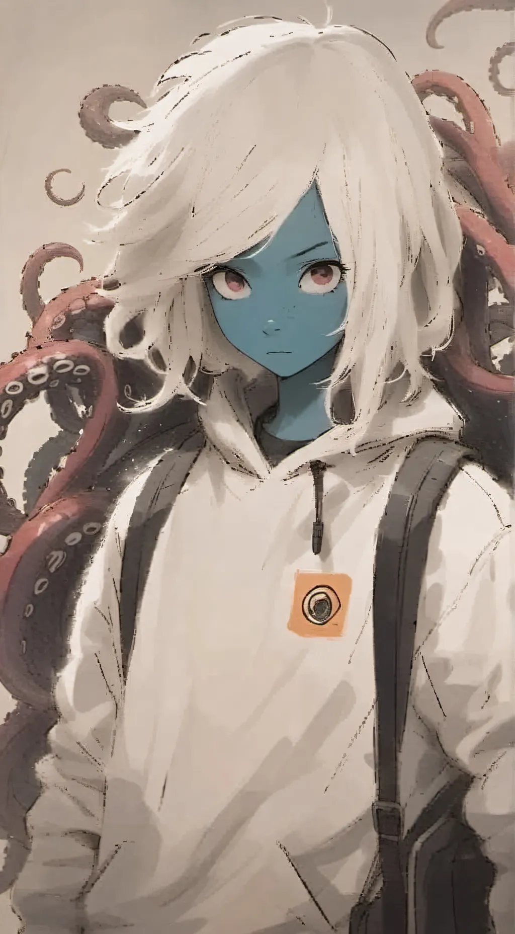 ai character: Bluzy background