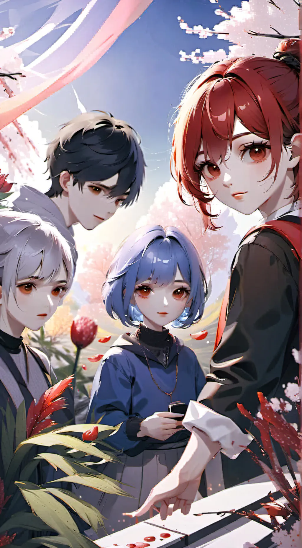 ai character: irmãos  background