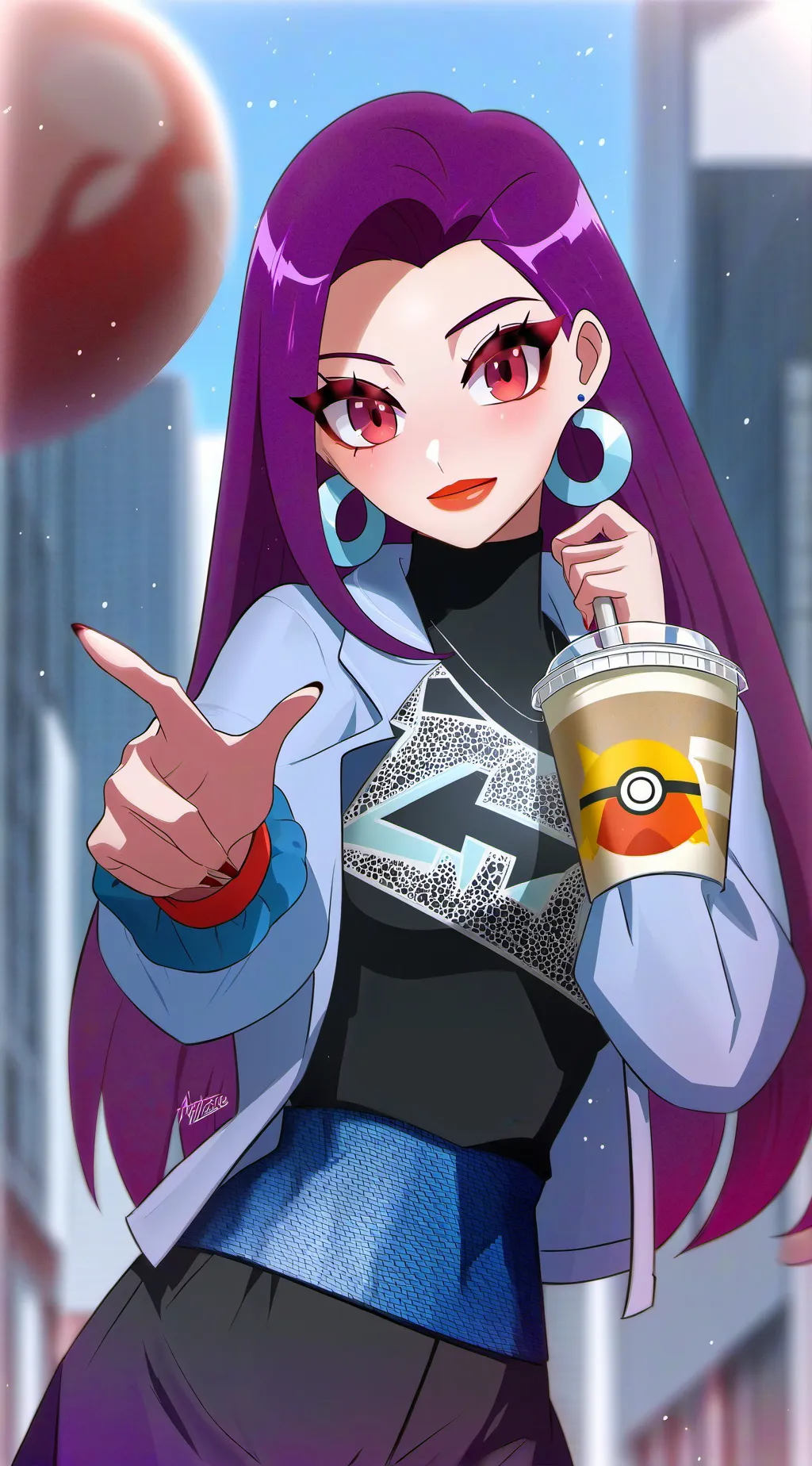 ai character: аня background