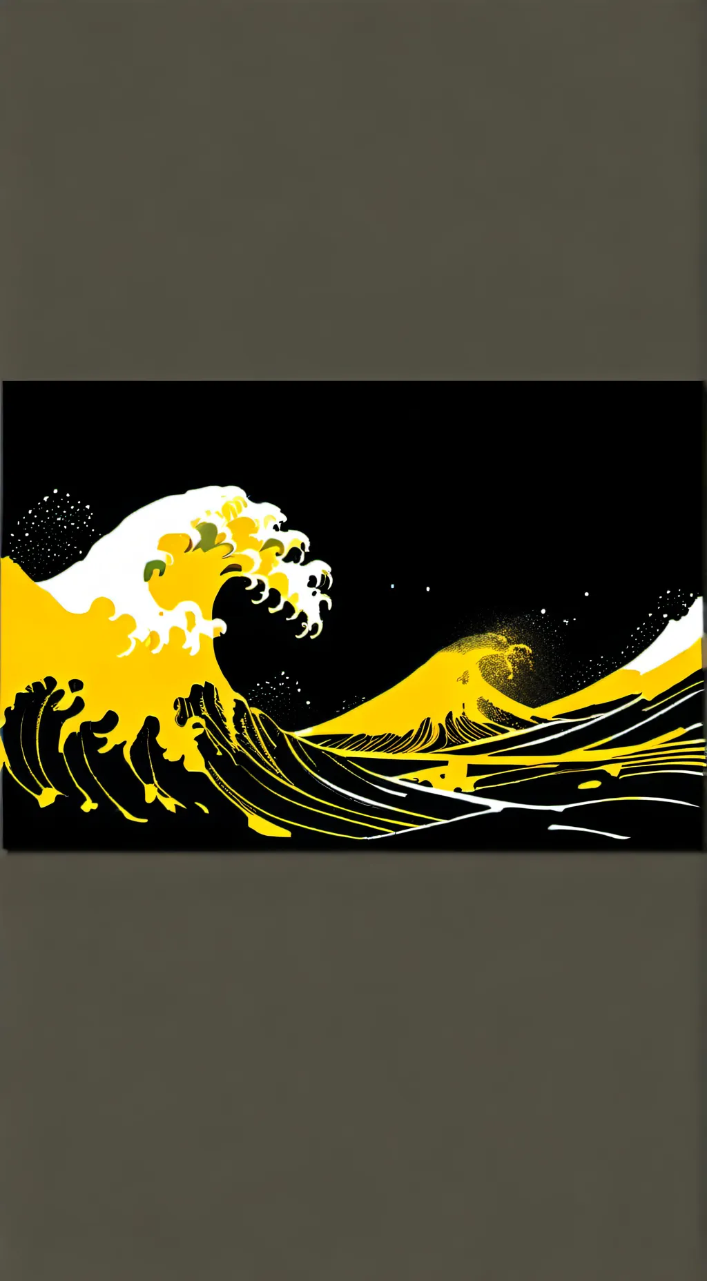ai character: Tsunami alert background