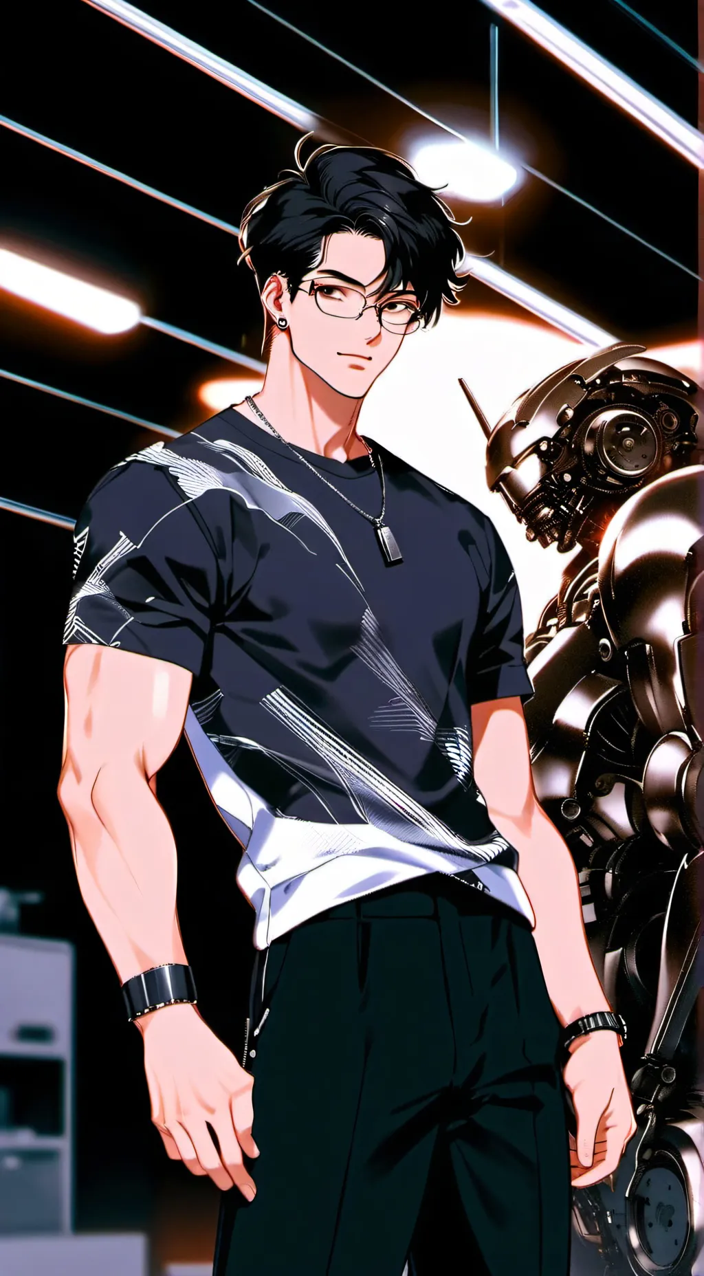 ai character: mafieux  background