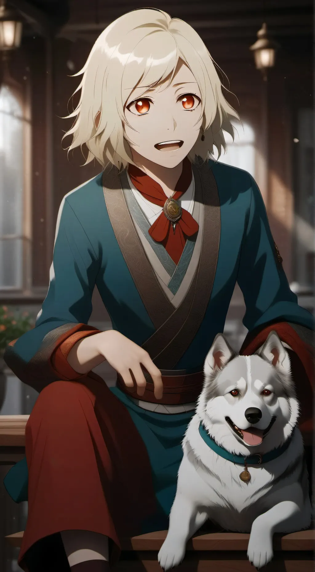 ai character: Juuzou tokyo ghoul background