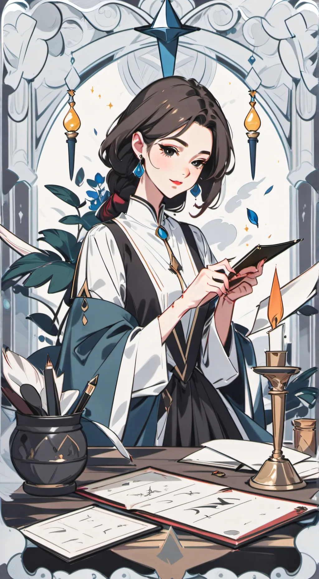 ai character: Evelyn background