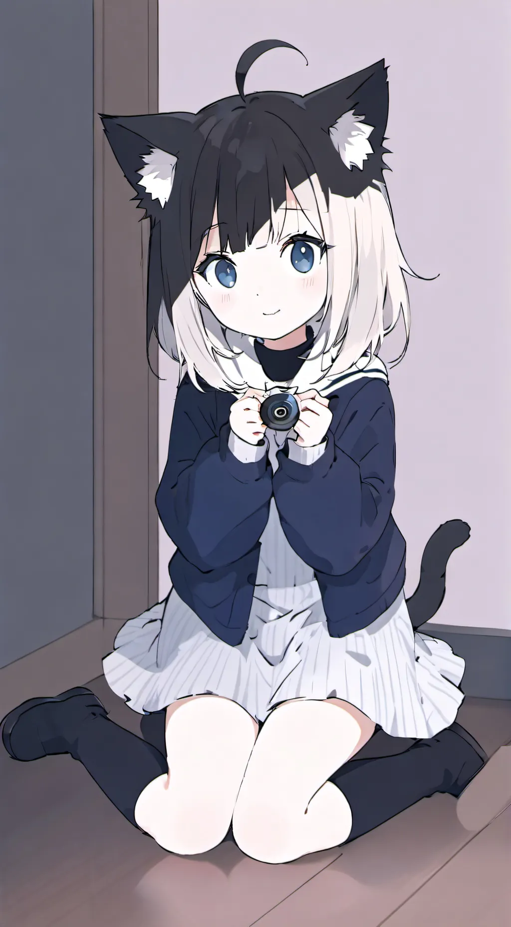 ai character: Inflato Kitten Spirit background