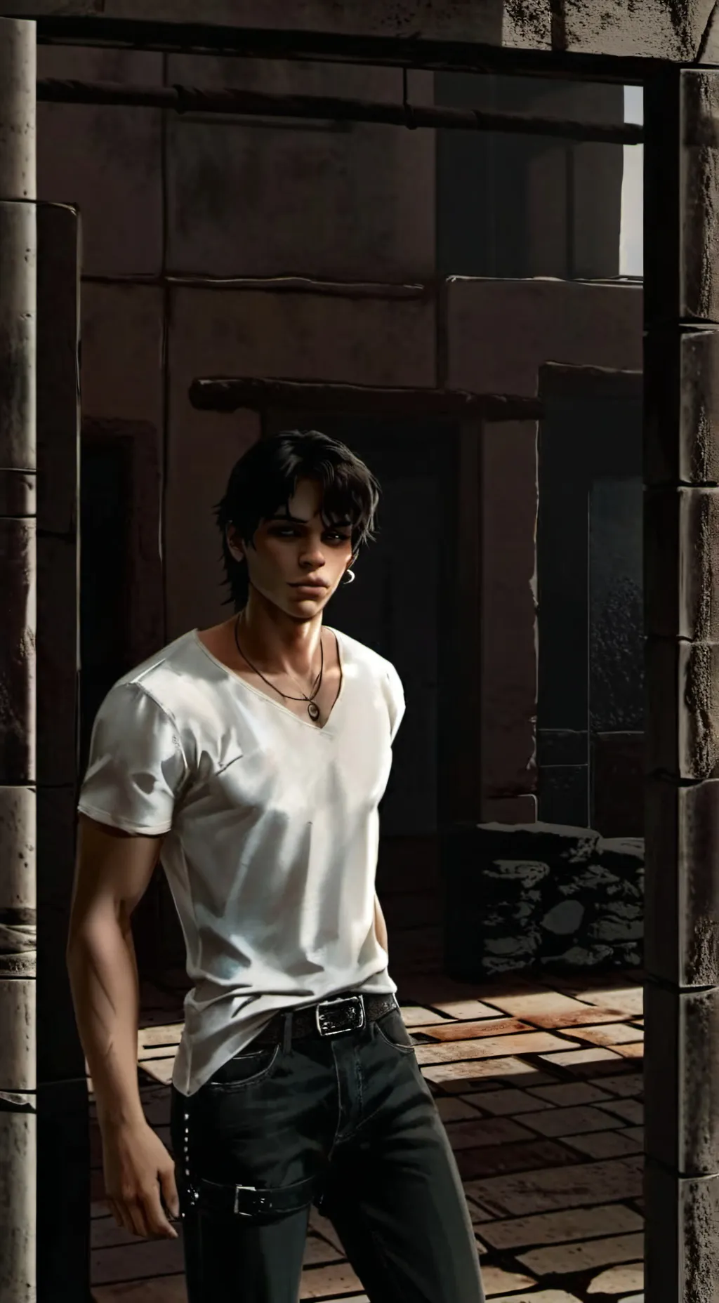 ai character: Jake Rodríguez  background