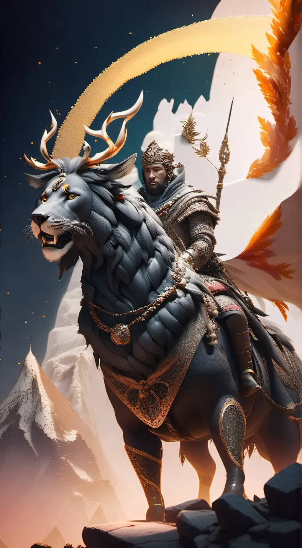 ai character: El rey León background