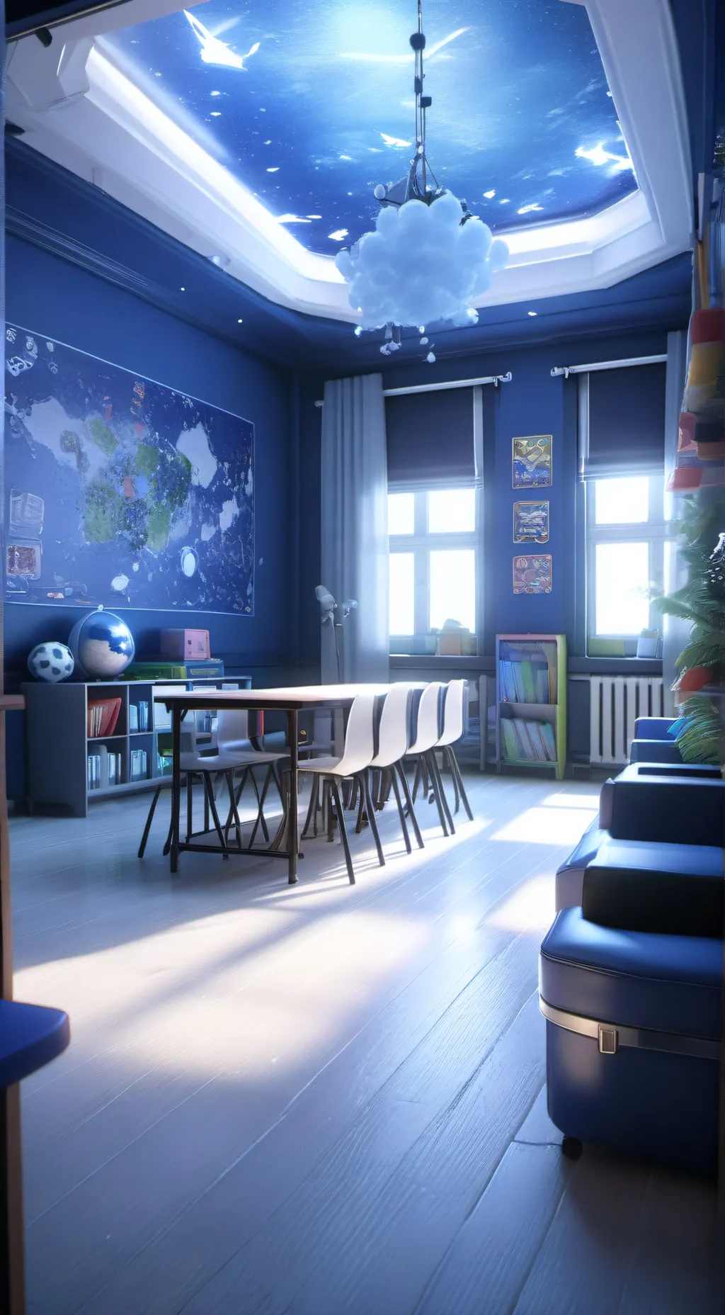 ai character: school background