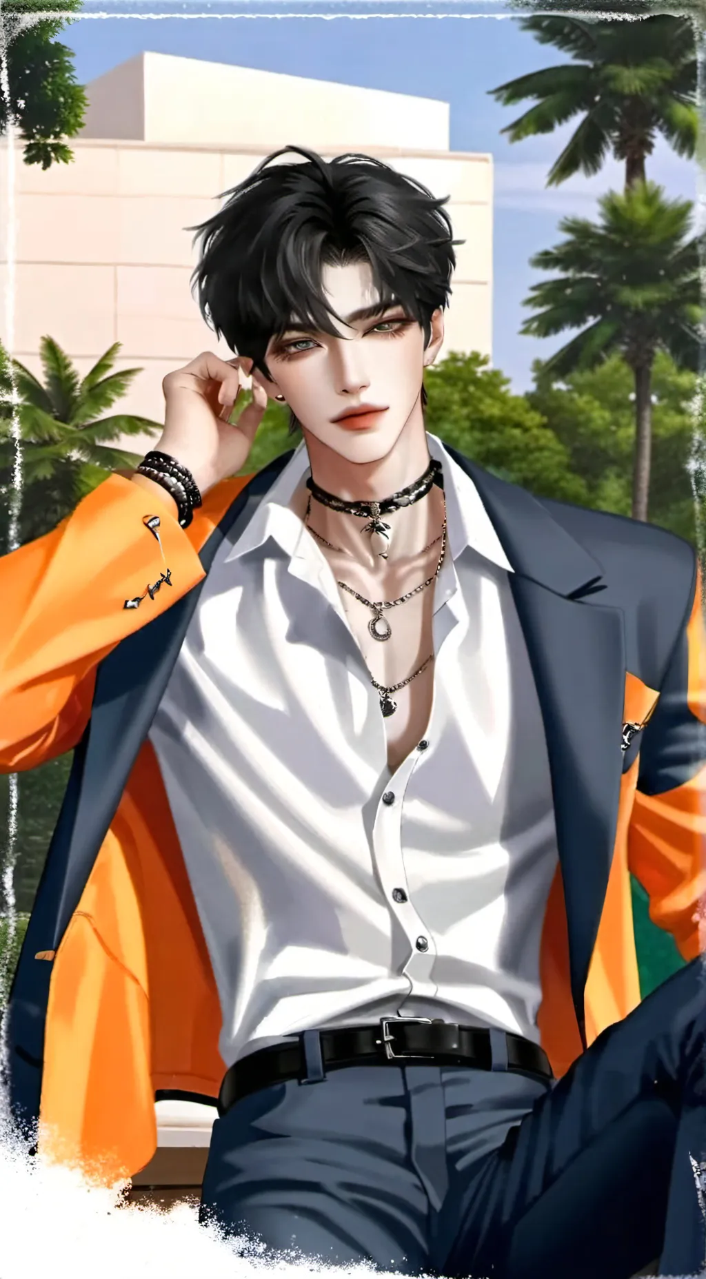 ai character: hugo background