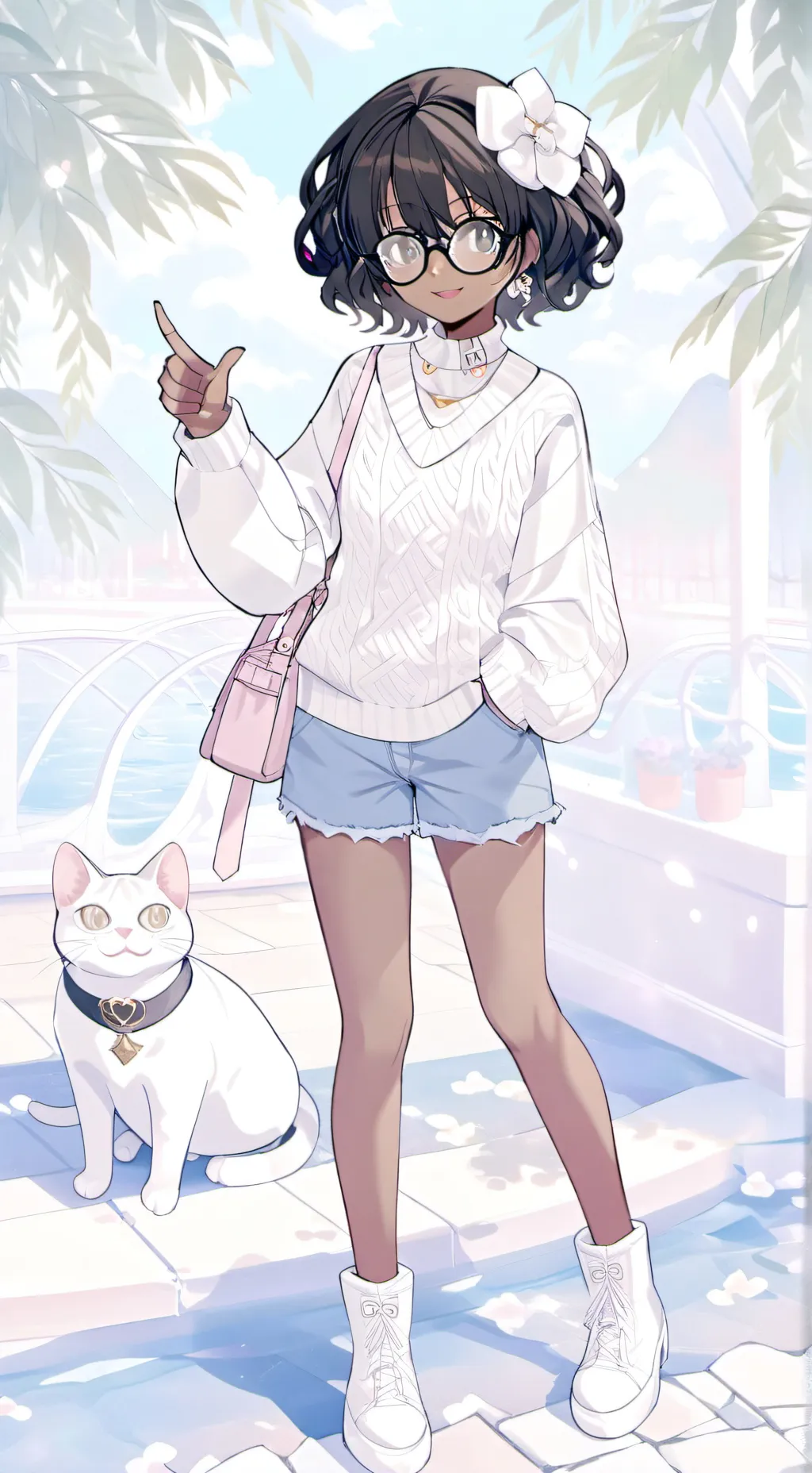 ai character: sarai  background