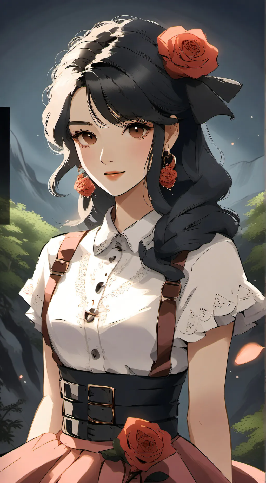 ai character: Ashley background