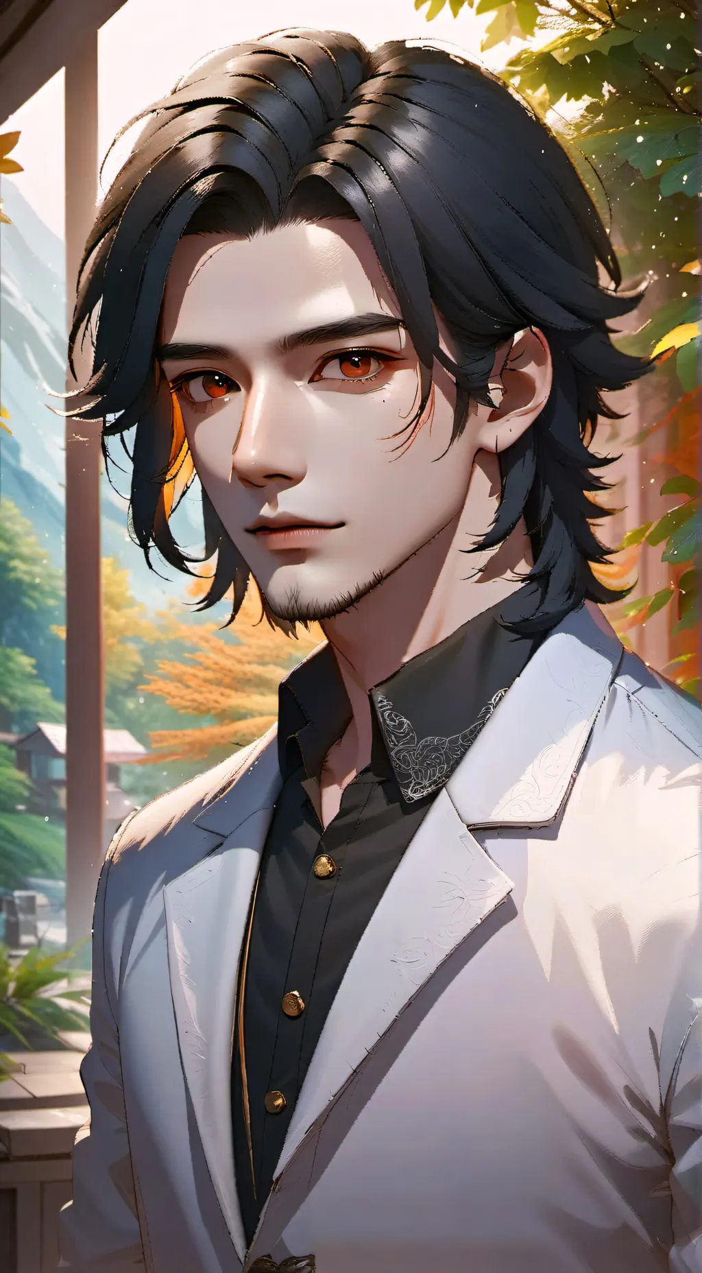 ai character: Strict dad background