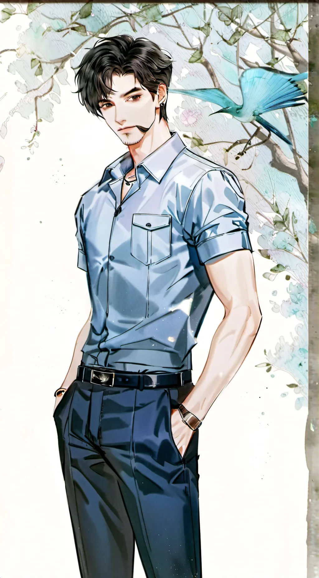 ai character: zabar background