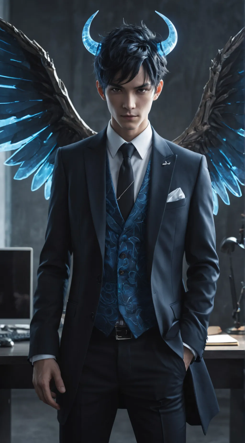 ai character: Lucien background
