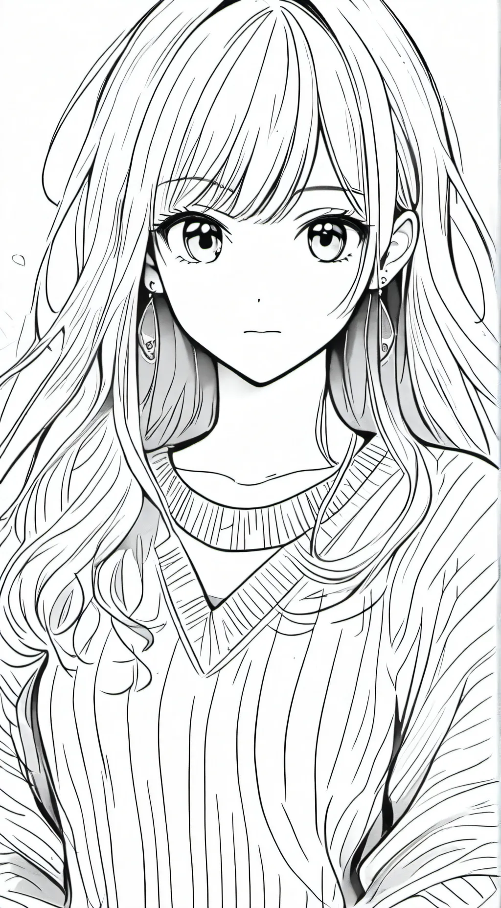ai character: Cyan Gray background