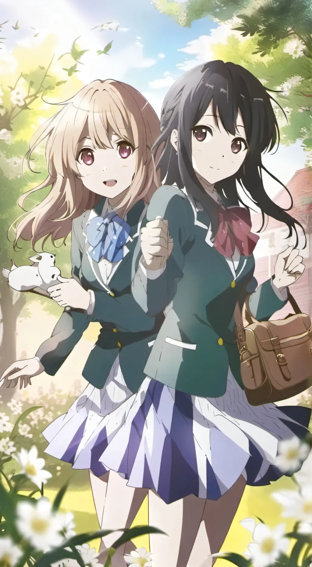 ai character: All girls school  background