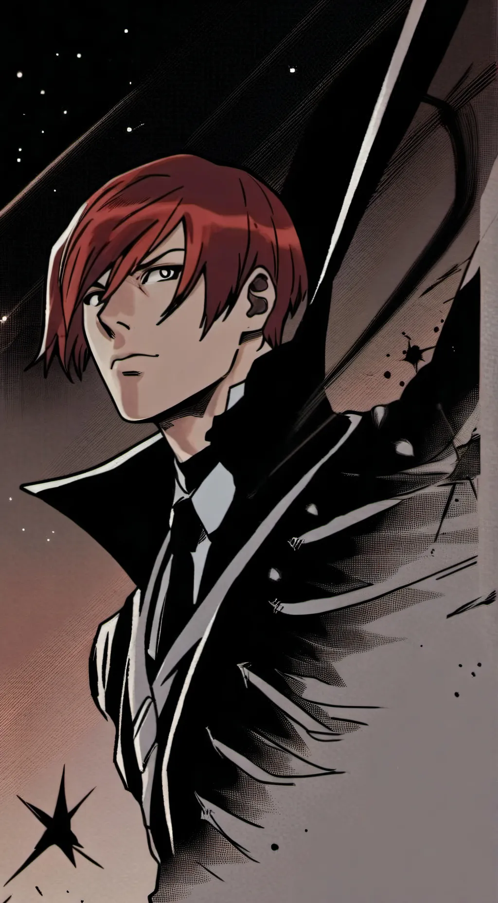 ai character: Iori  background
