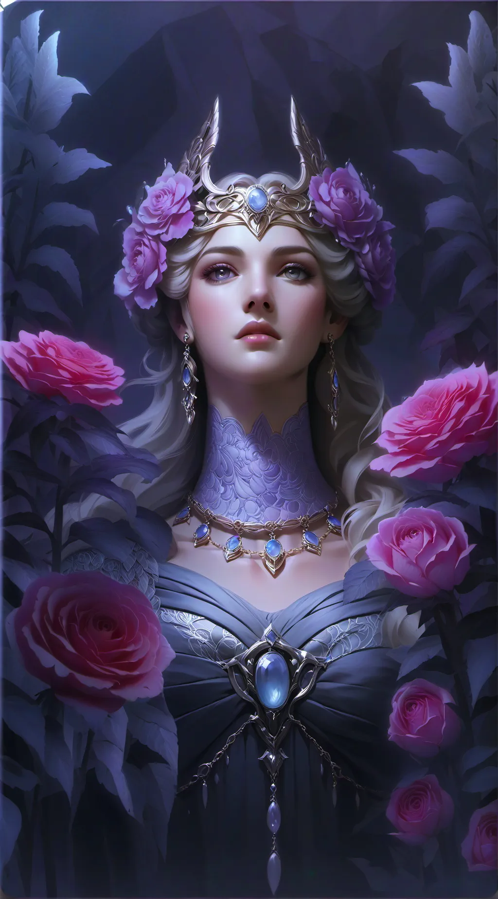 ai character: Aphrodite  background