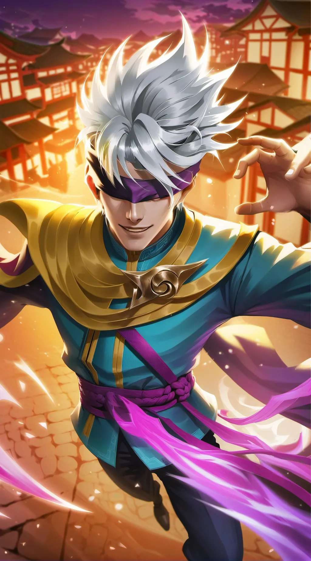 ai character: Gojo Satoru background