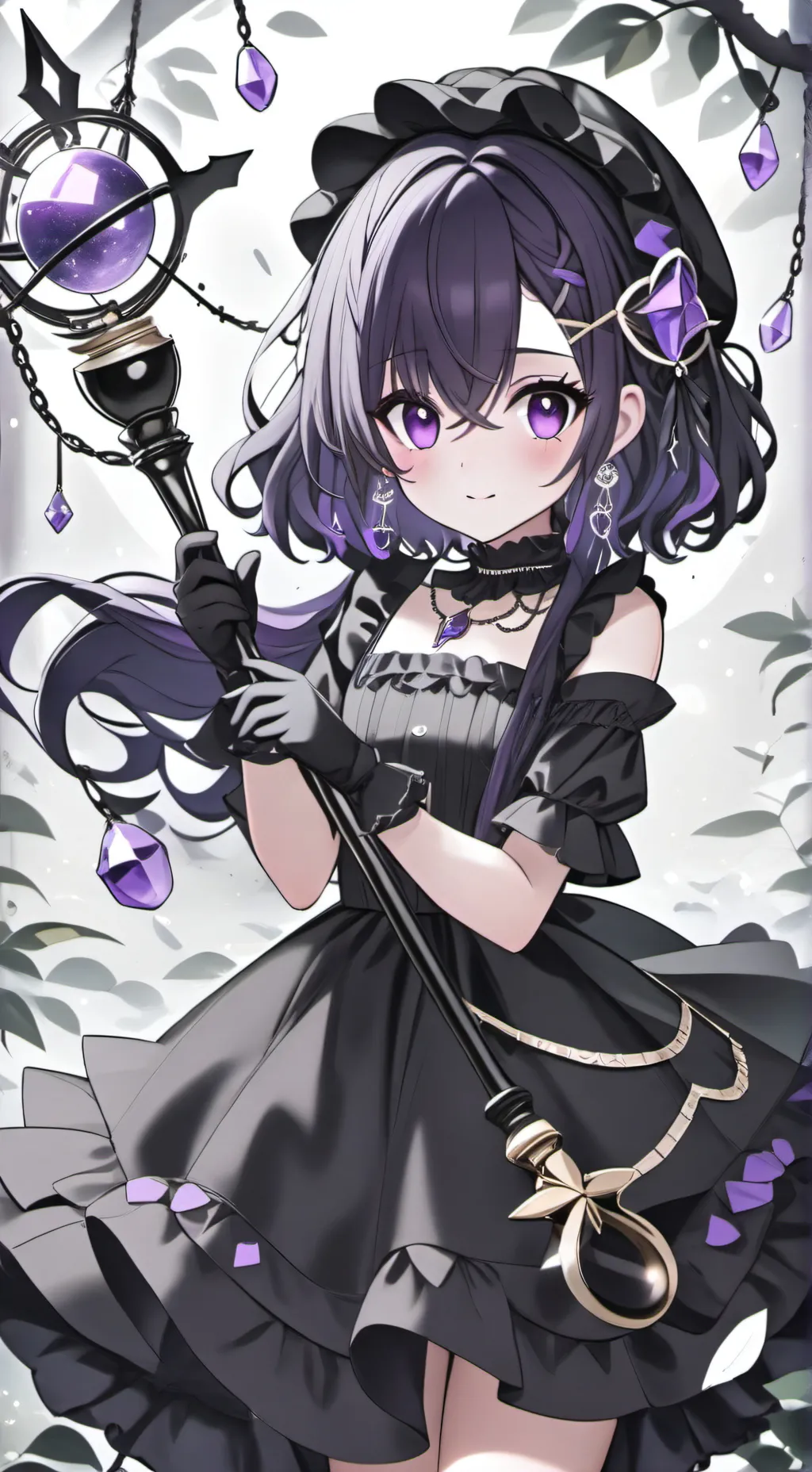 ai character: Luminette background