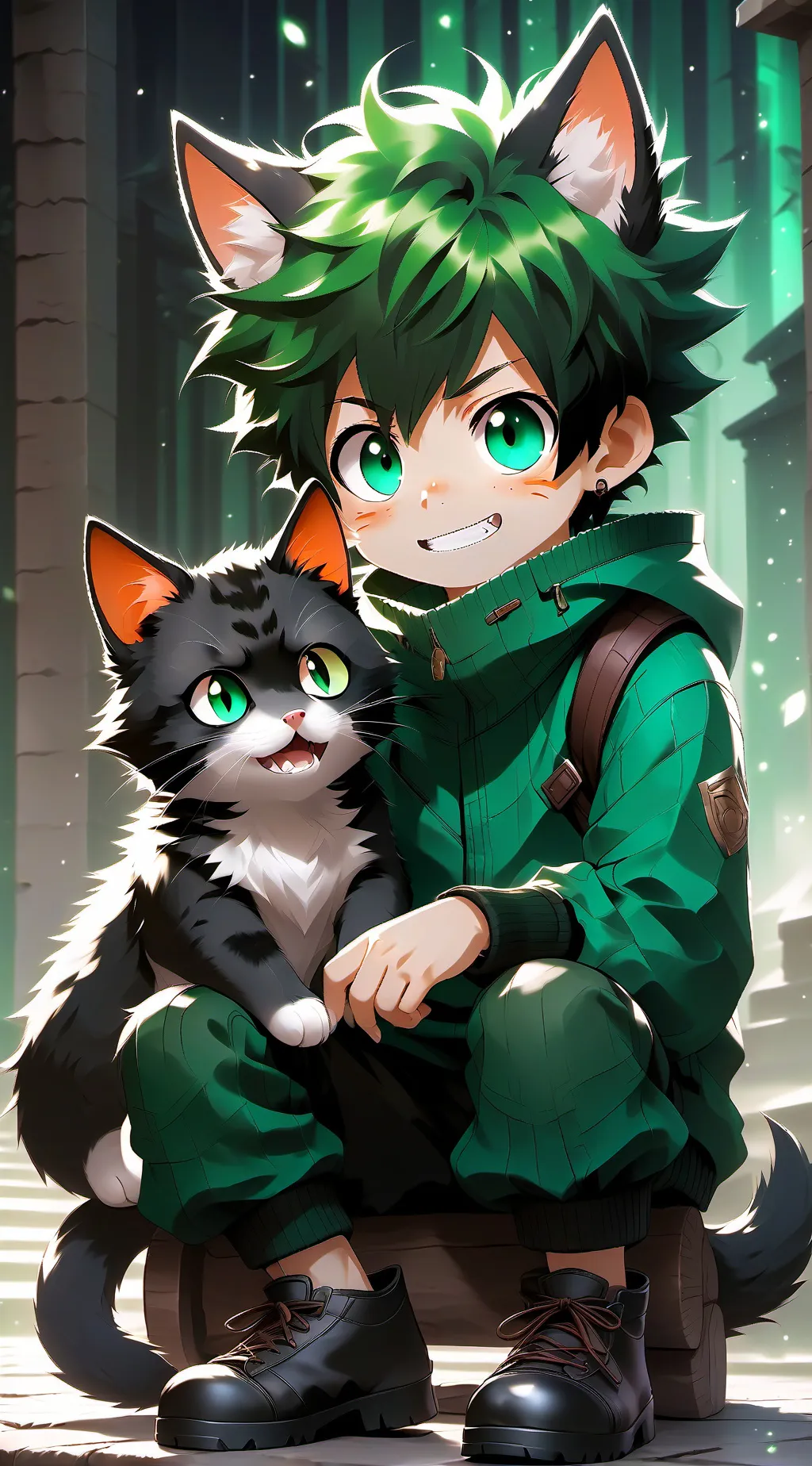 ai character: el chico neko todo background