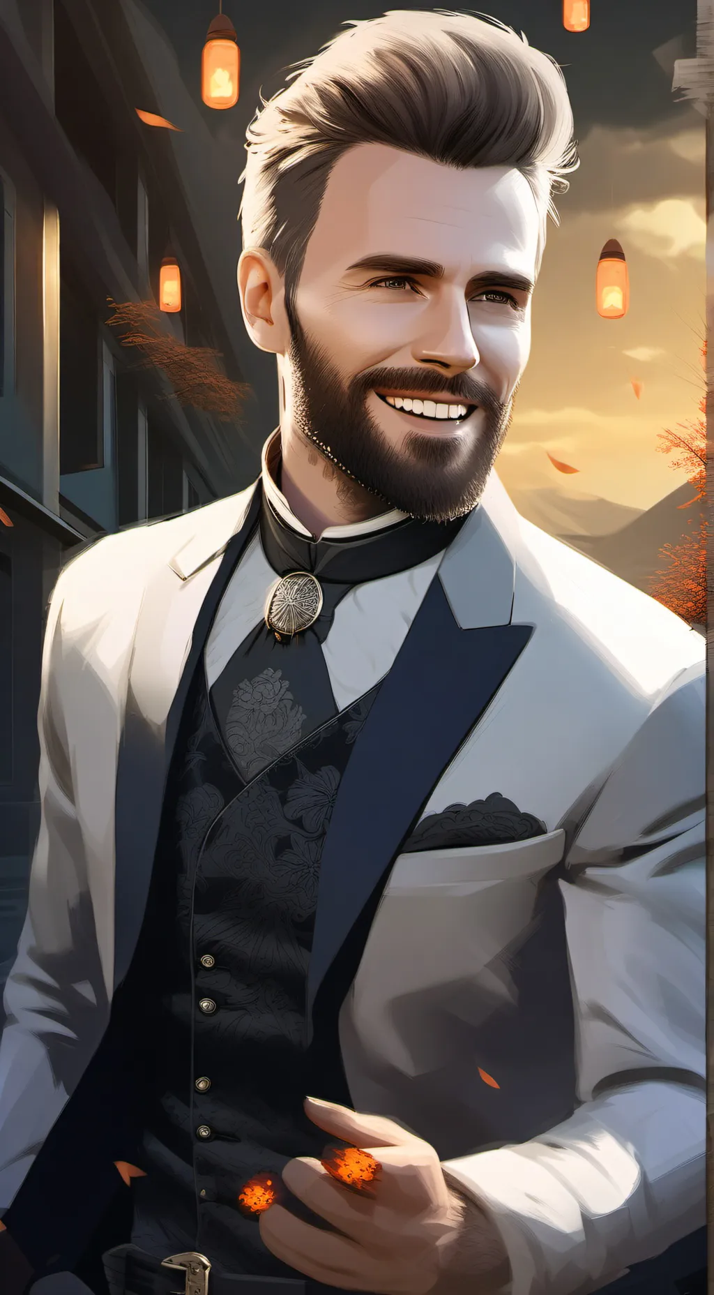 ai character: Александр background
