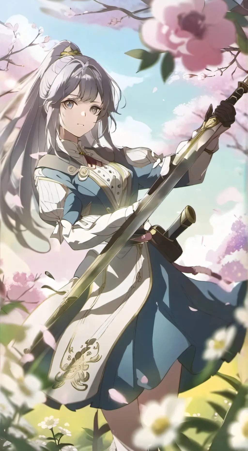 ai character: hashira forest. background