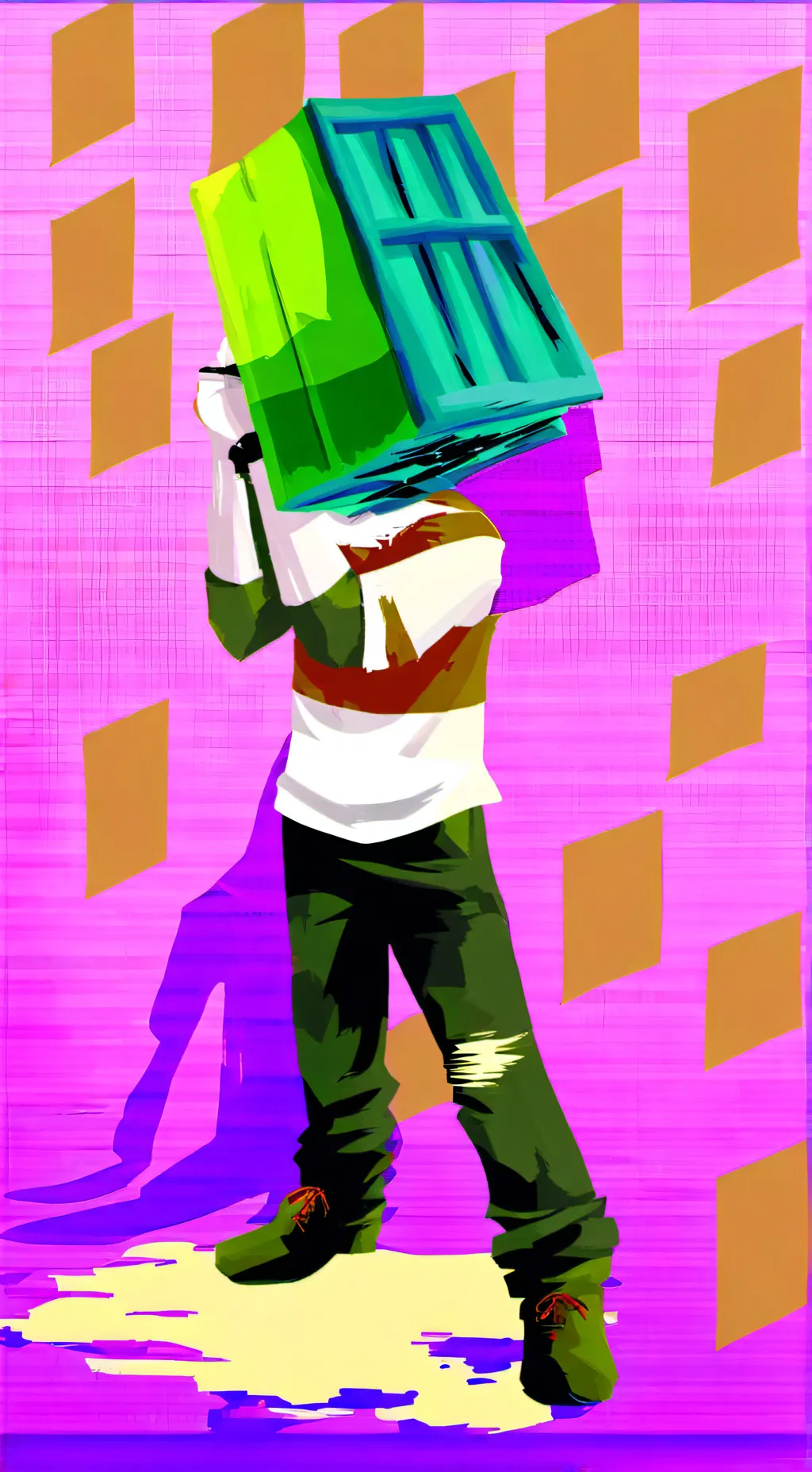 ai character: Чимп background