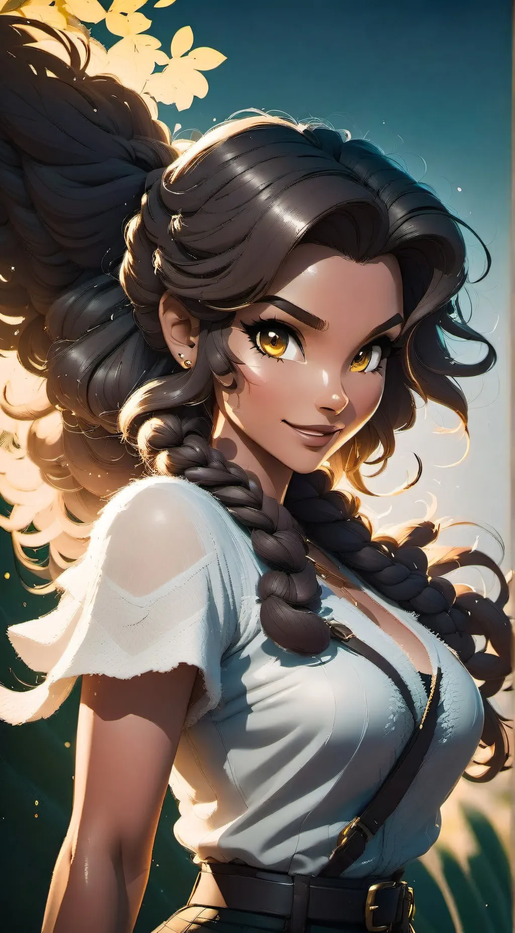 ai character: Isabela  background