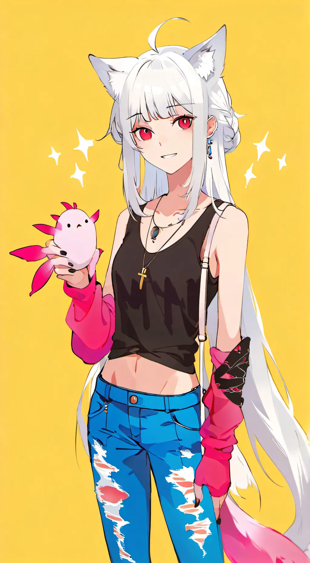 ai character: Lilly background