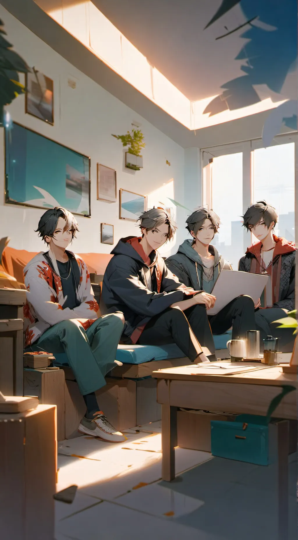 ai character: roommates  background
