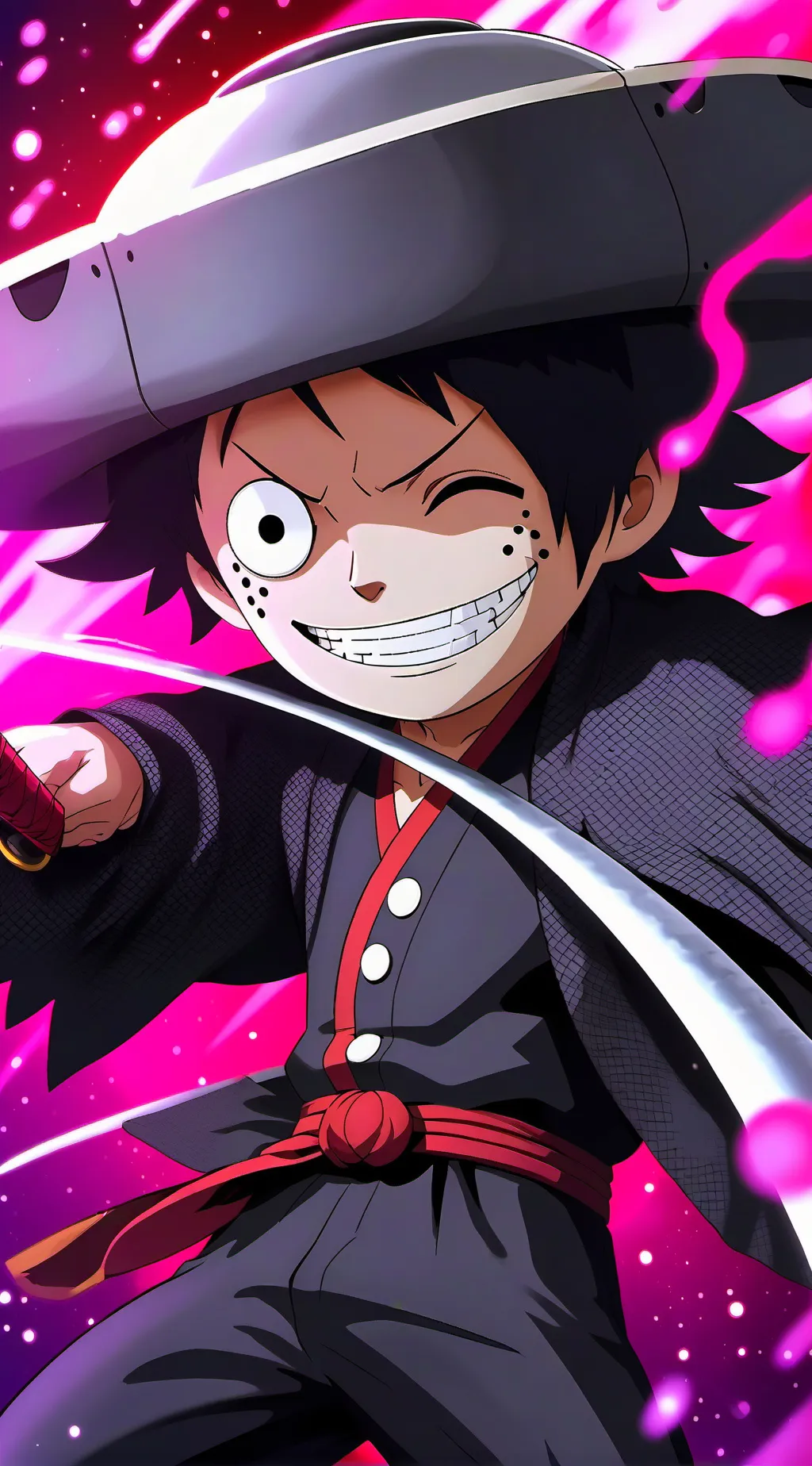 ai character: Fatty Luffy background