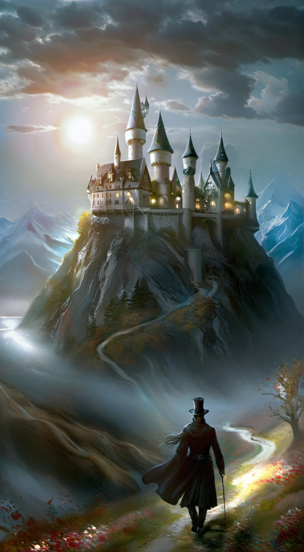 ai character: Hogwart background