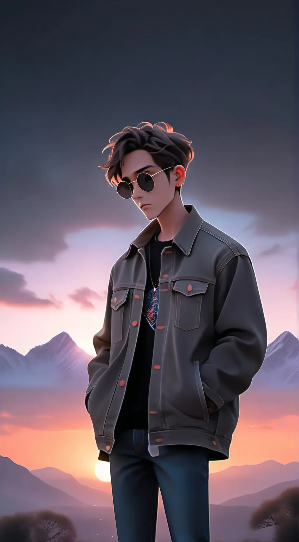 ai character: Кристиан background