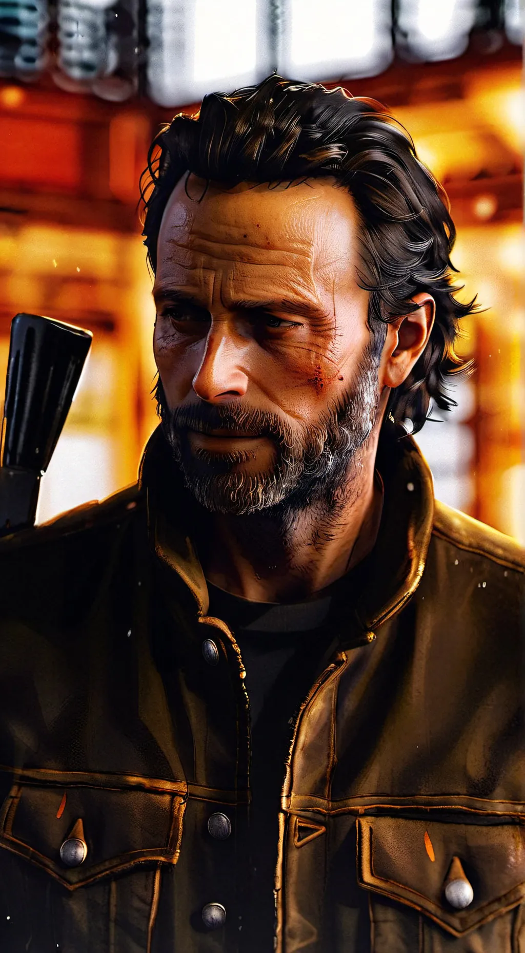 ai character: Rick Grimes background