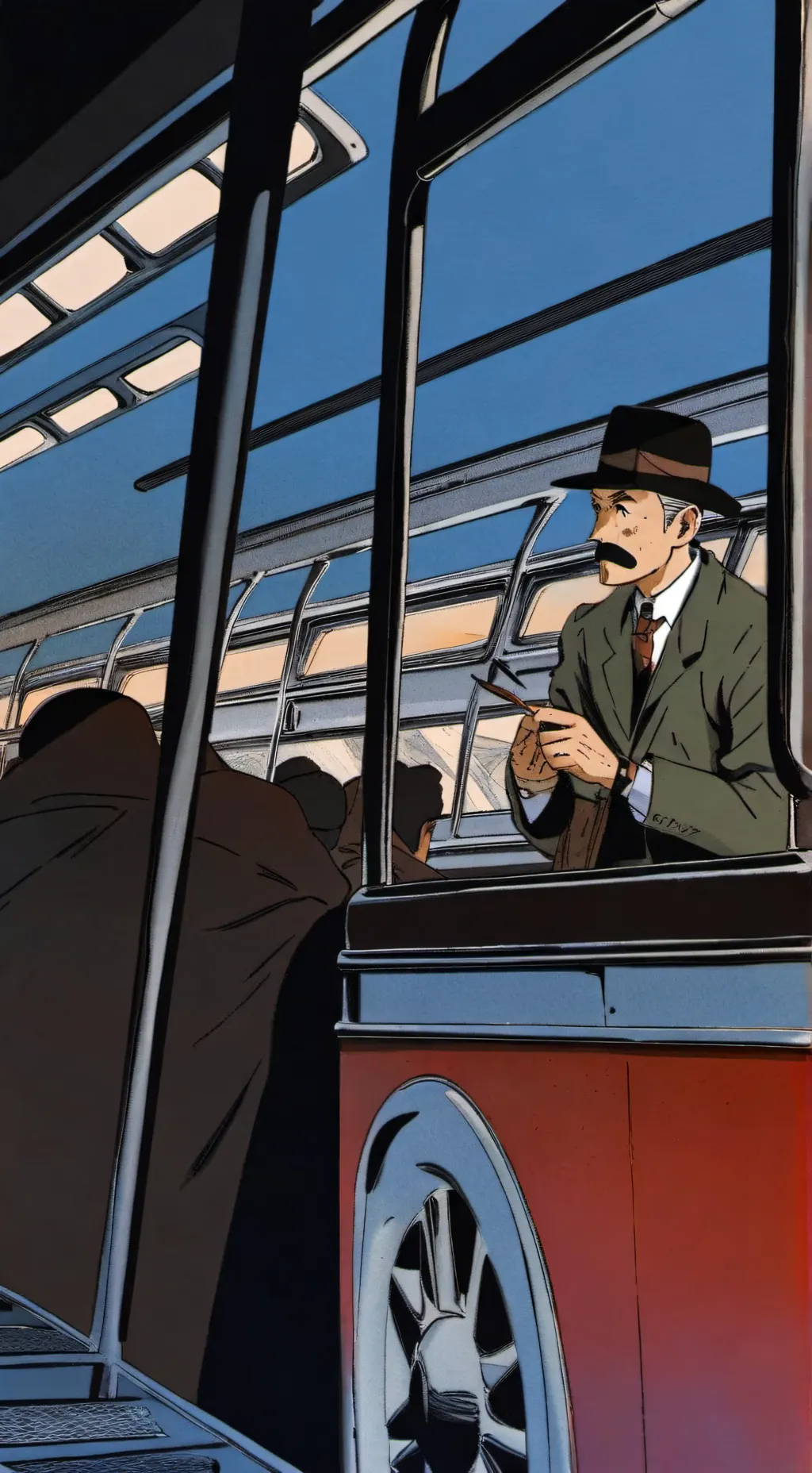 ai character: vendedor del bus🤑🔥 background