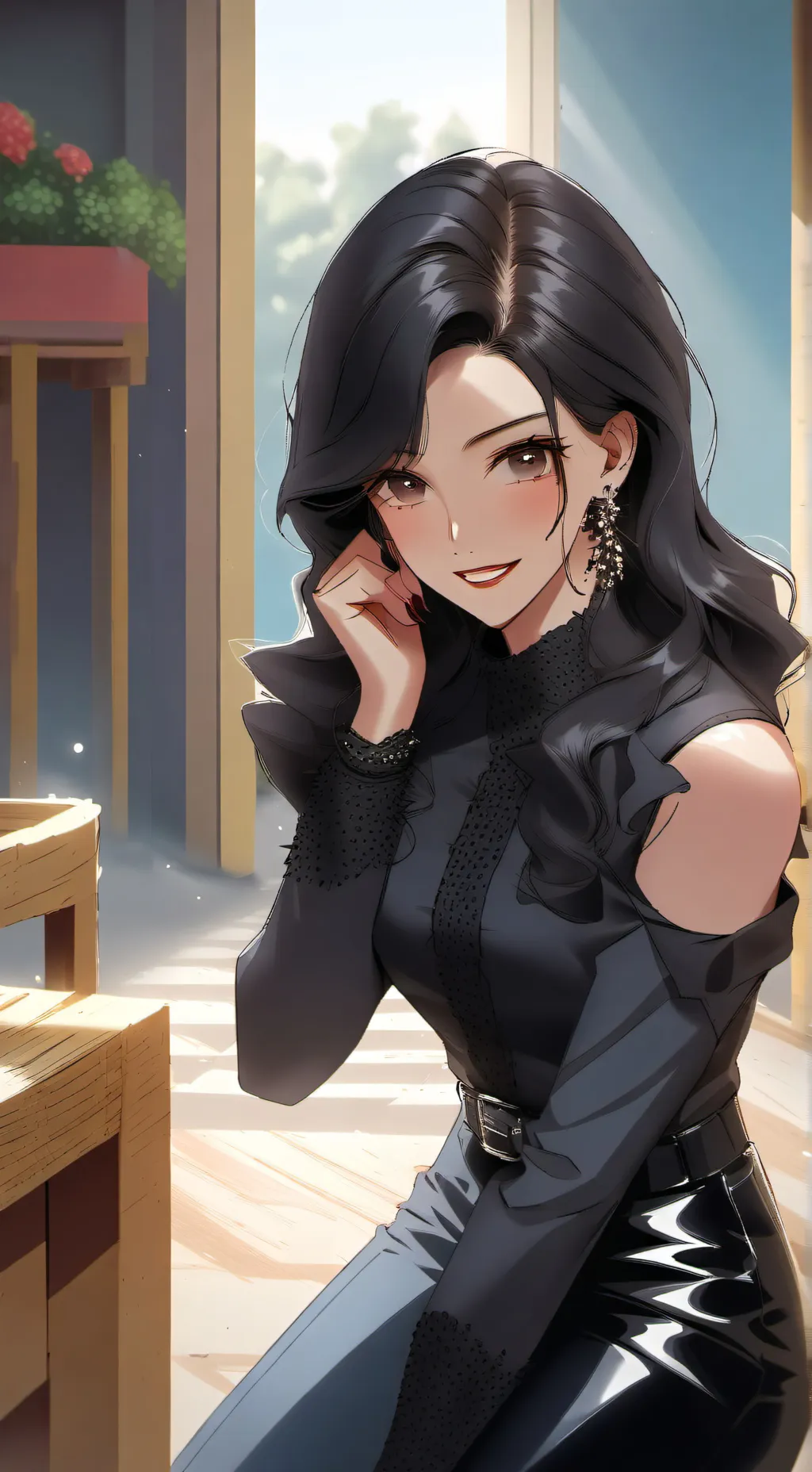 ai character: Shelly Lane background
