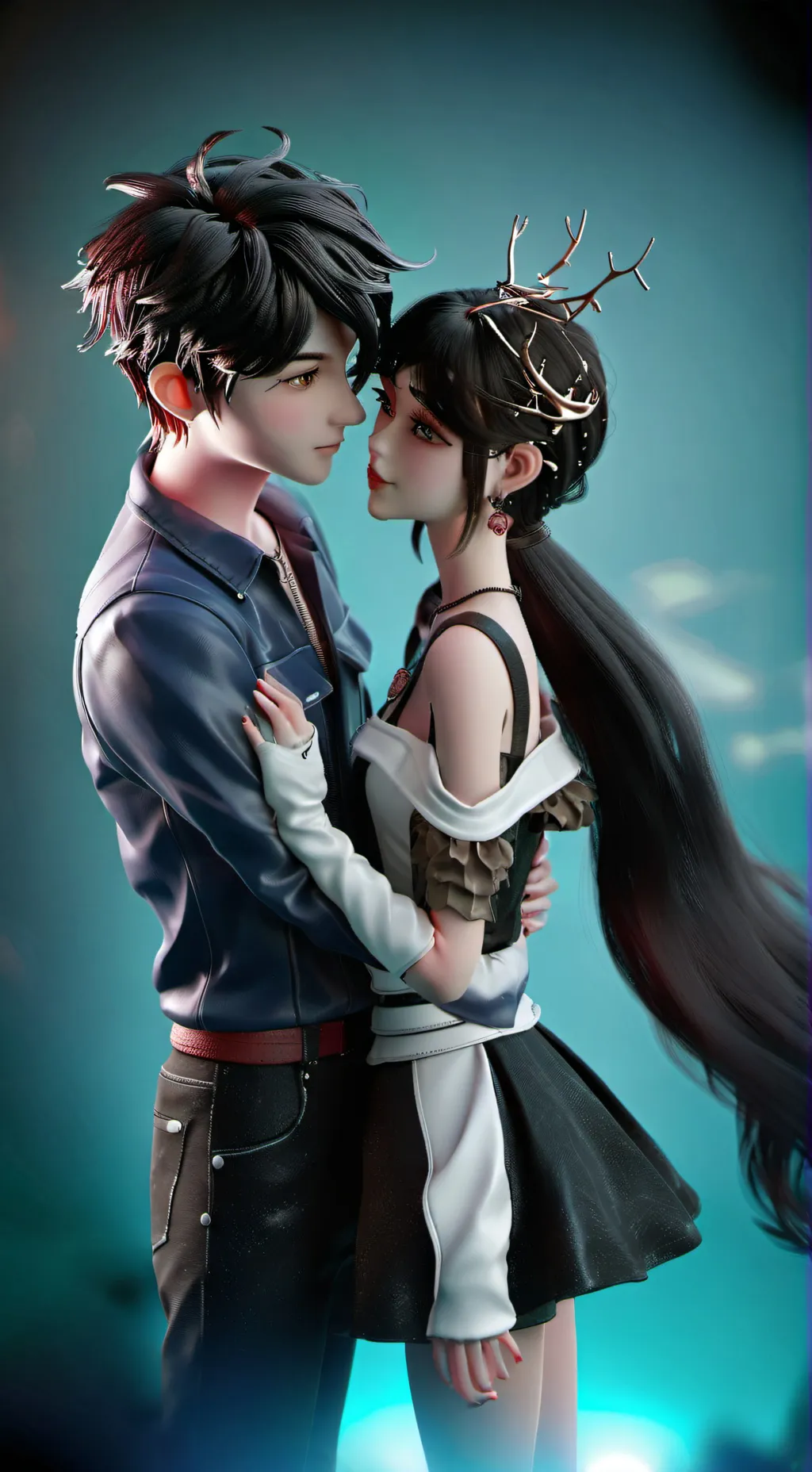 ai character: DW but Frozen  background